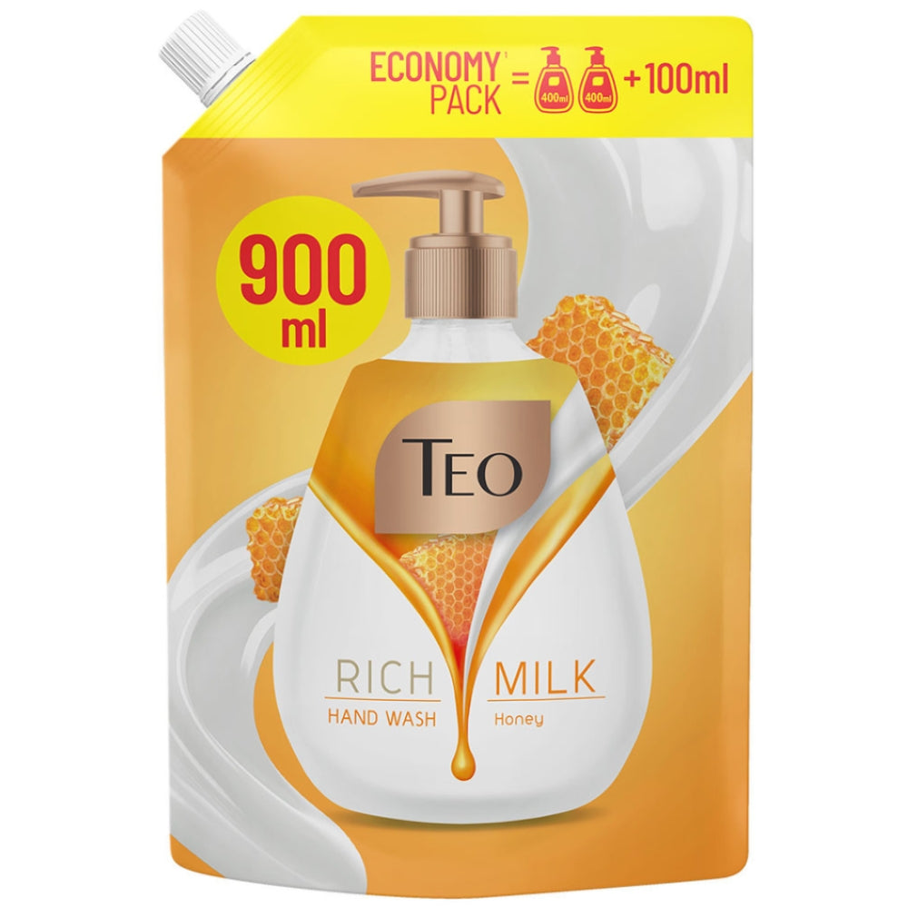 Teo sapun lichid rezerva 900ml honey