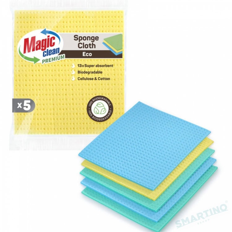 Magic clean premium lavete mede 5buc/set