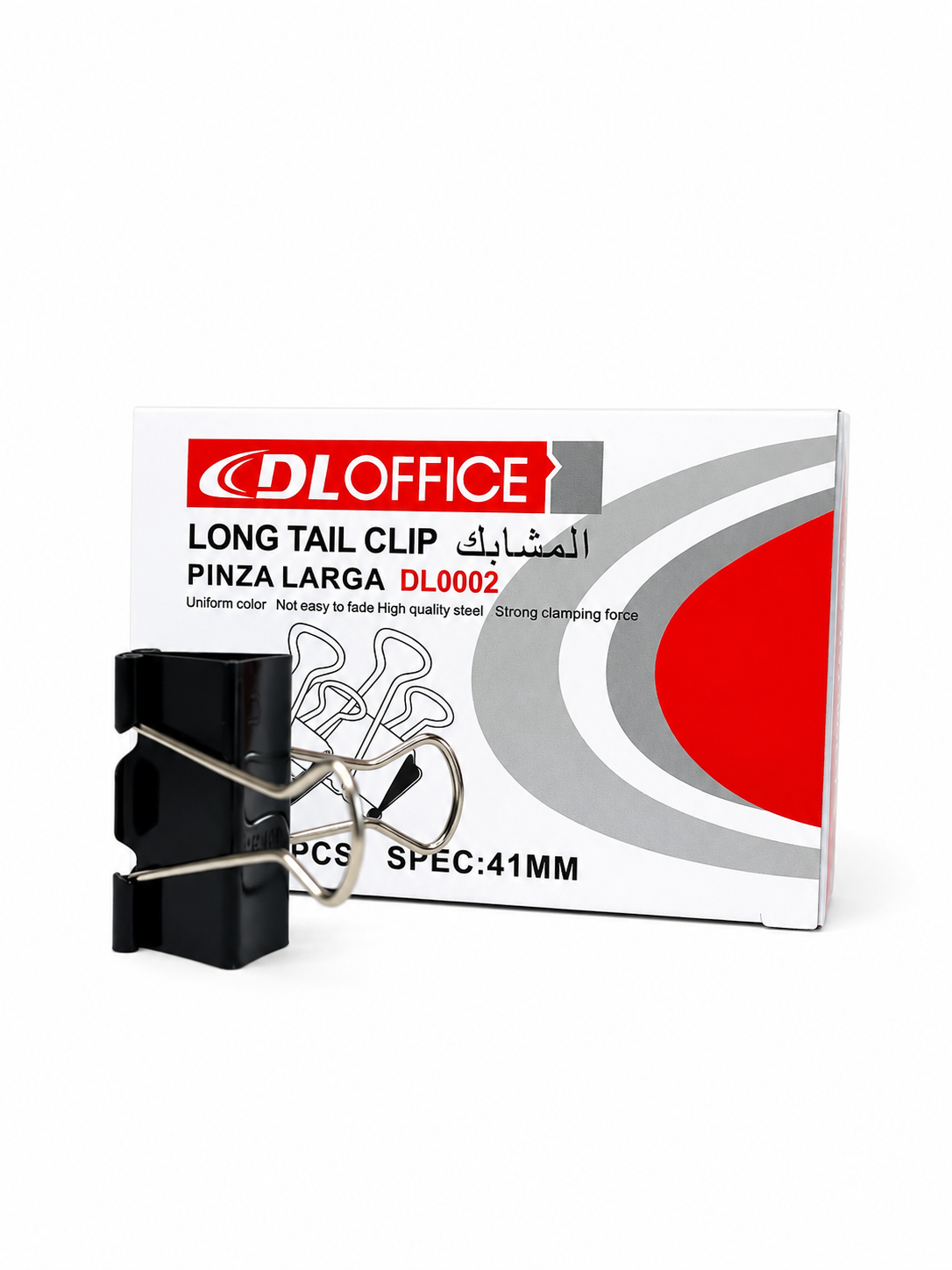Cleme (binder clips) 32 mm/41mm/25mm office, 12 buc/ cutie