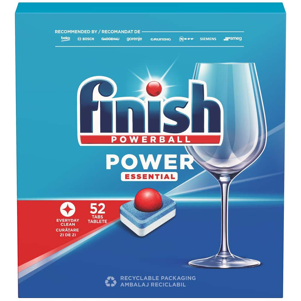 Finish tablete poer assential fresh 52buc