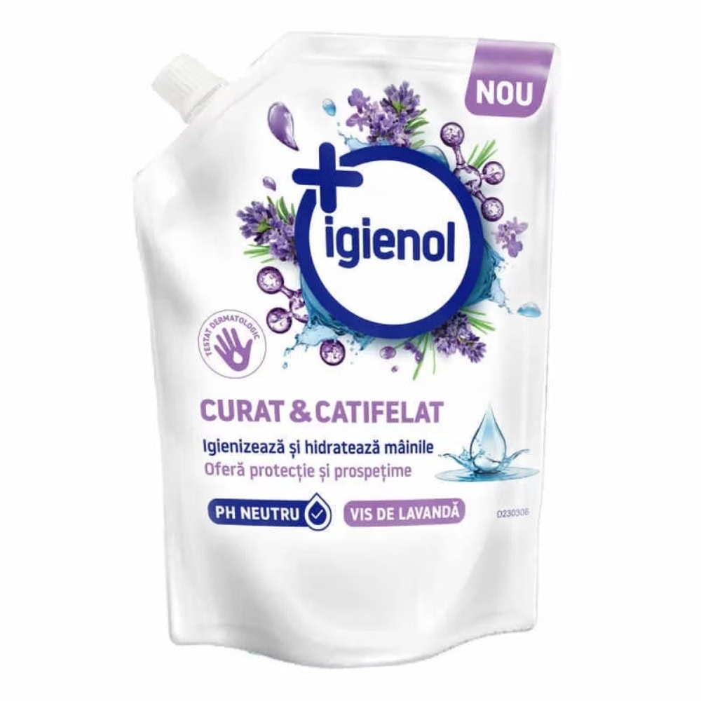 Igienol sapun lichid rezerva 500ML lavanda