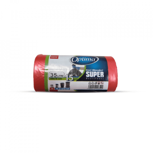 Optima saci 35L rosu 15buc