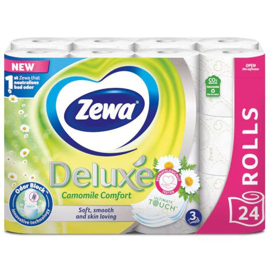 Zewa hartie igienica 3str 24role chamomile