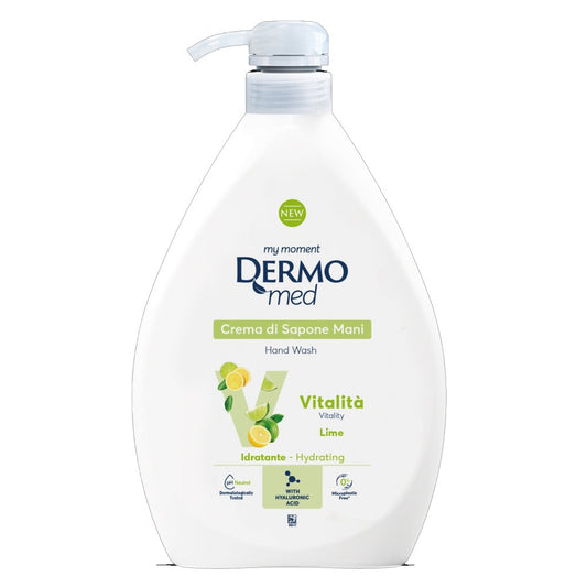 Dermo med sapun lichid pomp 1L lime