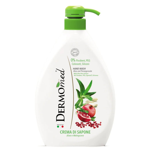Dermo med sapun lichid pomp 1L aloe&pomegranate