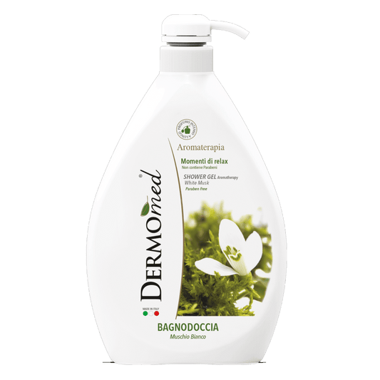 Dermo med sapun lichid pomp 1L white musk