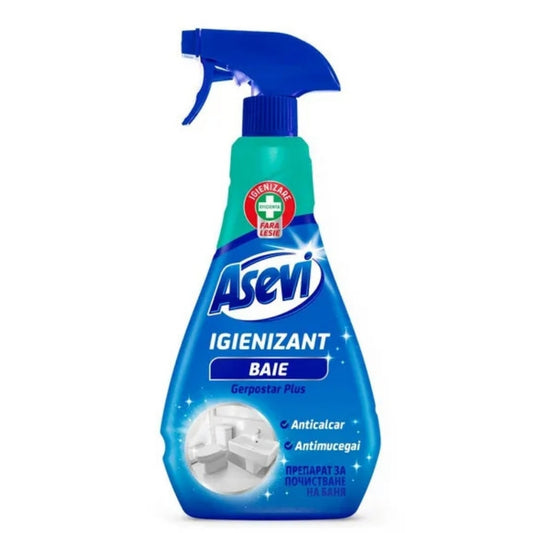 Asevi solutie curatat si igienizat baie 750ml