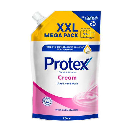 Protex sapun lichid rezerva 900ml cream