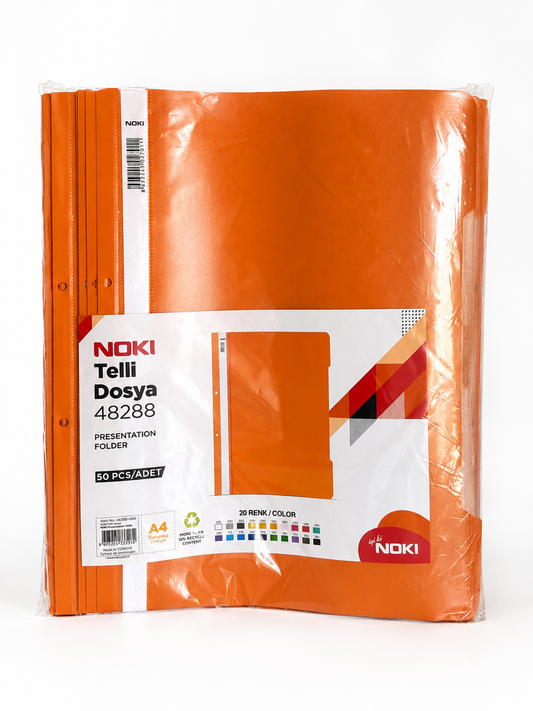 Dosar plastic noki set 50buc, diverse culori