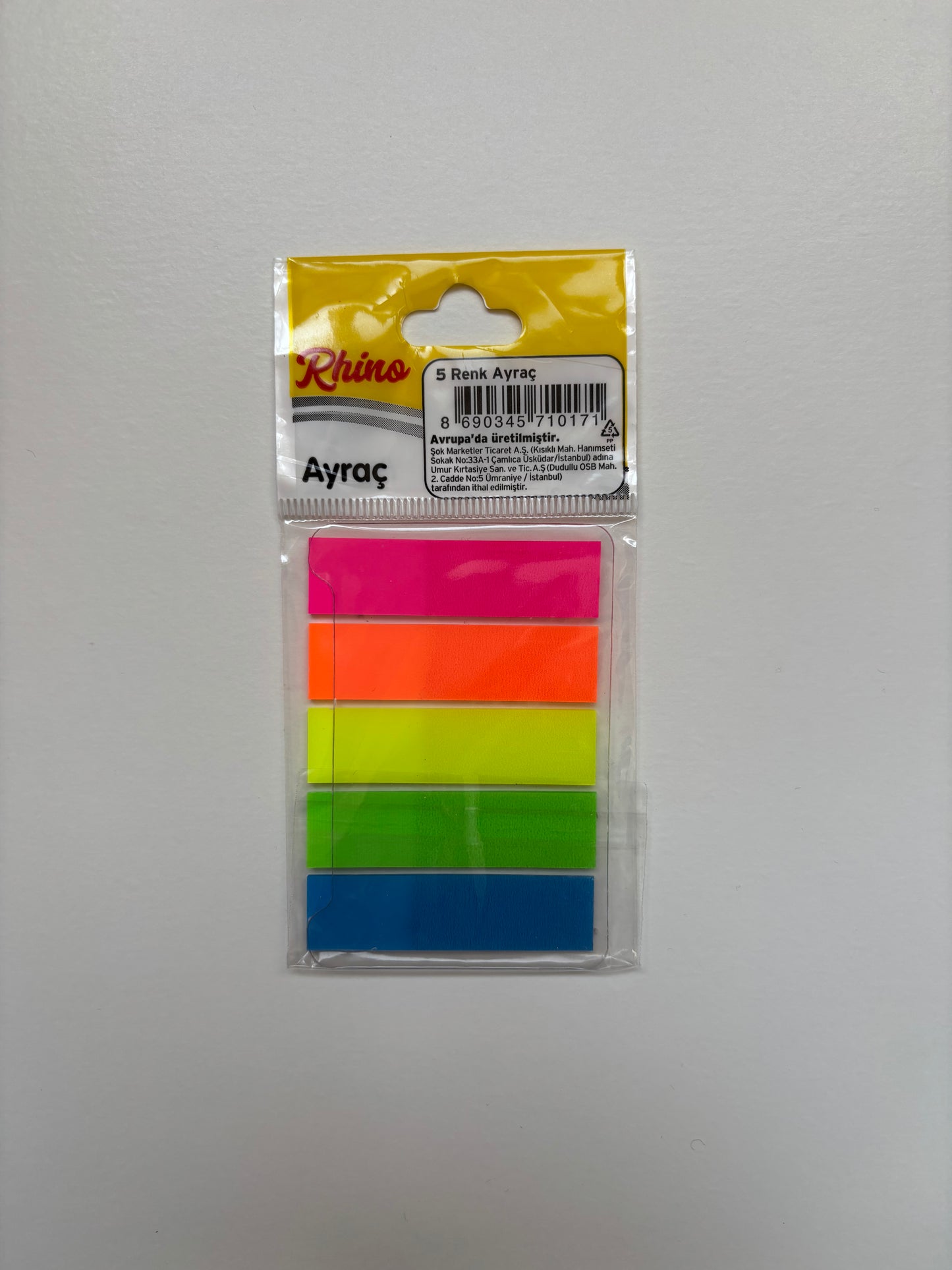 Index adeziv colorat 12/50 mm