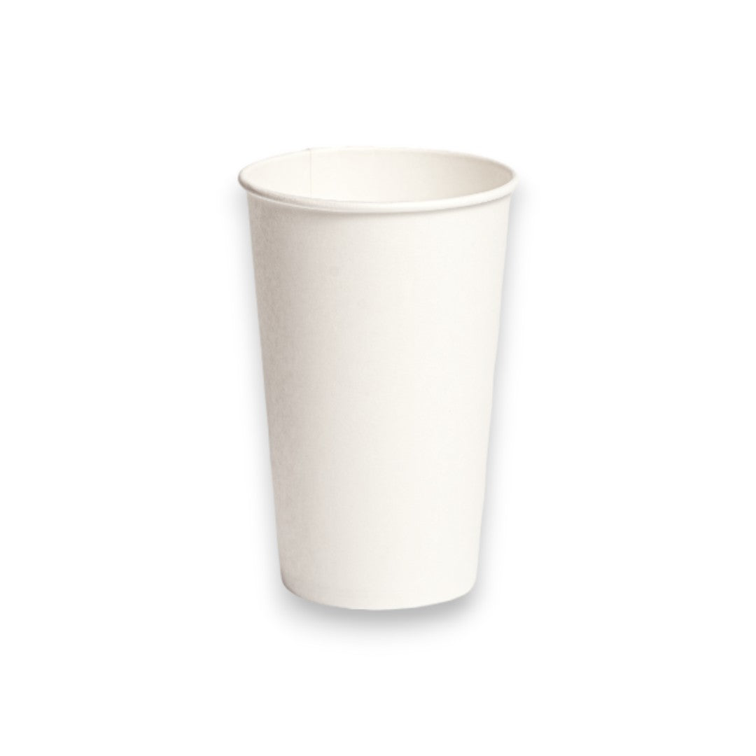 pahar carton 16 oz alb 50 buc/set