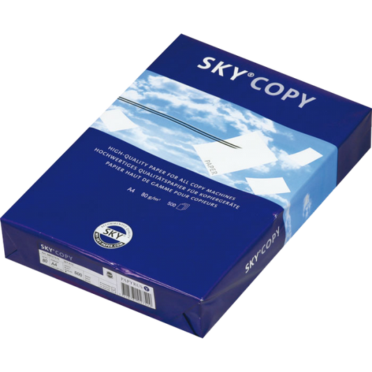 Hartie copiator A4 SKY COPY 80g/mp, alb, top 500 coli