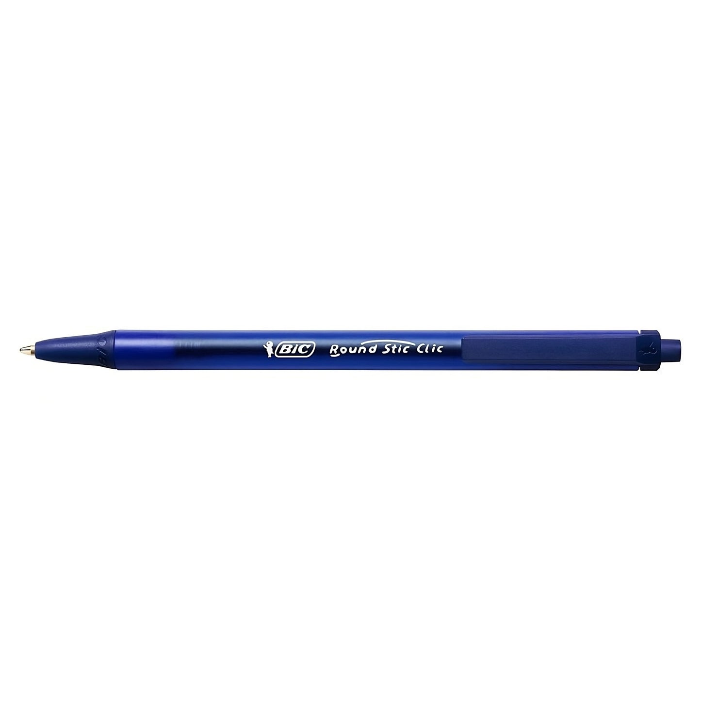 Pix cu mecanism BIC round stoc clic , albastru , 20buc/set