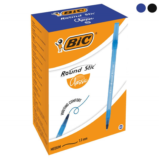 Pix fara mecanism BIC round stick classic, 60buc/set